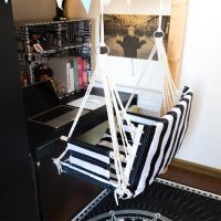 [送坐垫]加厚大学生宿舍吊椅寝室神器吊床座椅秋千成人摇椅