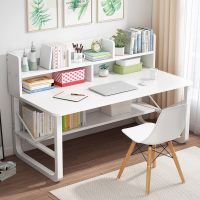 书桌书架组合简约家用卧室学生写字台电脑桌简易出租房办公桌子