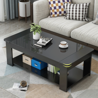 茶几简约现代客厅小户型钢化玻璃简易经济型电视柜组合小茶几桌子