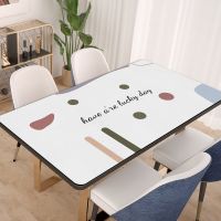 ins风皮革桌垫防污防油防刮易清洗家用西餐饭桌茶几书桌可定制