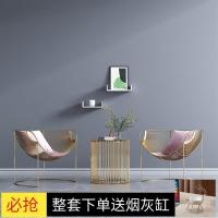 阳台桌椅三件套网红家用轻奢小圆桌茶几椅子组合简约庭院铁艺休闲