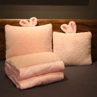 抱枕被子两用午睡小被子枕头汽车内折叠办公室车载靠枕靠垫二合一