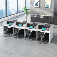 电话销售小桌子办公桌卡位办公室桌椅组合员工位公司隔断屏风卡座