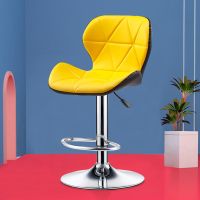 吧台椅靠背升降现代简约酒吧椅高脚凳吧台凳子家用美容凳旋转椅子