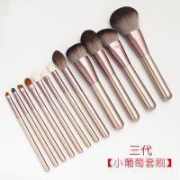 化妆刷套装小葡萄12支软毛刷子高档美妆ins沧州全套眼影刷初学者|三代小葡萄12支裸刷