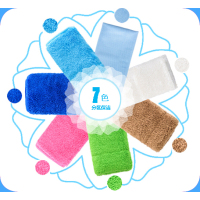 加厚不沾油厨房洗碗布懒人抹布吸水不掉毛竹纤维可水洗|色一条试用装