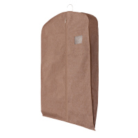 衣物防尘牛津布袋貂皮草收纳神器挂式衣袋衣服家用大衣罩子|麻黄色立体款 短款90*58cm