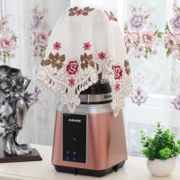 通用防尘电饭锅家用万能盖巾厨房盖布榨汁机料理机破壁机|红花-6258 小号(56*56cm方)*1张