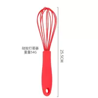 硅胶油刷子耐高温厨房烧烤刷家用小号抹油刷烙饼烘焙工具套装|红色打蛋器