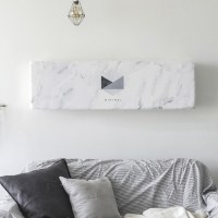 挂式空调儿童房海尔小米空调罩套奥克斯内机布挂机格力卧室|(六边形)大理石 长95*高27*深19