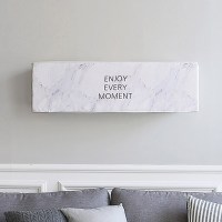 挂式空调儿童房海尔小米空调罩套奥克斯内机布挂机格力卧室|(英文)大理石 长89*高27*深19