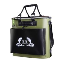 多功能多功能钓鱼桶钓鱼折叠鱼桶钓鱼桶渔桶钓箱活鱼桶鱼箱|加厚42CM绿色