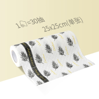 厨房挂式擦手巾家务清洁用品加厚洗碗抹布不掉毛不沾油吸水毛巾|懒人抹布叶子款1卷[加厚款]