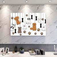 布布艺寸65寸55寸58升级版家用42寸遮挡罩套|可爱小狗(加厚布料/后衬加长) 55英寸(宽130*高80cm)