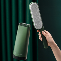 衣服去毛刷器除毛刷除尘不伤衣物静电滚筒刮刷毛黏粘毛神器粘毛器|墨绿款