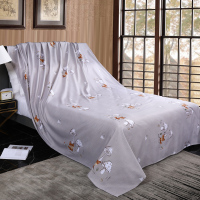 遮灰布防尘布遮盖布遮灰尘布盖家具的防尘布家居防尘布罩盖布家用|浅灰色幸福狐狸-新款 4x2.4米盖三人位沙发