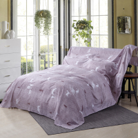 沙发遮灰灰尘床布防尘布床遮尘布挡灰家具遮盖布万能盖巾盖|浅棕色2017-喜气羊羊 1米x1.2米只盖一个床头柜