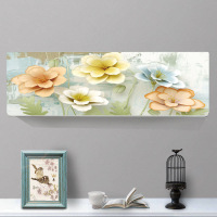 挡风罩布艺挂机全包月子海尔卧室空调套格力美的空调罩|H046-复古油画 3P(102-20-30)