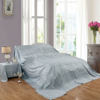 冰箱盖布布万能巾遮尘防尘床罩遮盖床上家具隔脏布床头柜|格兰风情 3米×2.4米