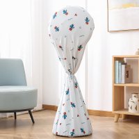 保护罩立式布艺圆形罩子套子电扇落地式全包电风扇防灰网罩|浅绿立体款