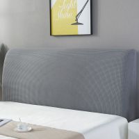 全包布艺床头罩软包床头套靠背简约现代欧式防尘万能1.8米1.|浅灰色(加厚摇粒绒) 1.2米(适合1.1-1.4米床头)