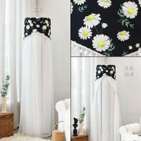 立式空调空调罩套奥克斯柜机圆形圆柱形|开机不取|双层防尘|小雏菊 海尔帝尊/魔尊/小超人(B)