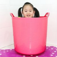 特大号儿童洗澡桶儿童泡澡桶中大童加厚小孩宝宝洗澡盆收纳沐浴桶
