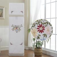 客厅3p简约大气空调套子格力柜机罩开机不取立式空调罩|乳白柜机罩-全包型 约高170*30*50CM