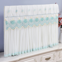 寸65寸挂式开机新款家用液晶电视盖布55不取电视套电视机|水凝香蓝 32英寸