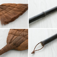 加大扫把簸箕套装 家用扫帚簸箕组合扫地笤帚棕鬃毛扫把单个