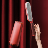 衣服去毛刷粘毛器滚筒刮刷毛器除毛刷除尘衣物静电黏吸沾粘毛神器|红色[欧式轻奢除毛更彻底]