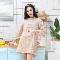 围裙男士女士防水防油工作夏季薄款厨房网红可爱纯棉定制印花