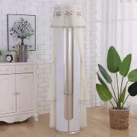 圆纯色罩格力圆柱柜机开机立式空调罩圆形立式不取圆柜机|花香怡人(米开机不取) 全通用直径40*170cm