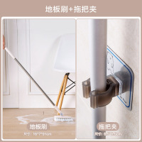 浴室长柄刷子户外瓷砖地砖刷地板刷卫生间浴缸刷地板清洁刷|地板刷+拖把夹