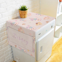 多用盖巾盖布单洗衣机古灵精怪卡通可爱棉麻滚筒双开门冰箱|盖巾-古灵精怪4 140*55cm[洗衣机/单开门冰箱]