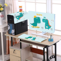 保护套屏幕盖布防尘台式电脑蒙布液晶显示器电脑罩键盘主机|恐龙三件套 32英寸