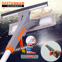 擦玻璃神器伸缩杆加长双面搽刷高楼窗户擦窗器清洁玻璃刮水器家用|175升级可喷水款(送玻璃水片+窗槽刷+胶条+刷布)