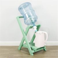 纯净装水饮水器抽水矿泉水龙头压水器器手压泵支架倒置饮水机|绿色中款-送水嘴+防尘盖+撬棒