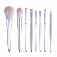 初学者10支银雪化妆刷套装全套唇刷眼影腮红散粉刷子美妆工具|新8支银套刷简装