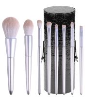初学者10支银雪化妆刷套装全套唇刷眼影腮红散粉刷子美妆工具|新8支银套刷+刷桶