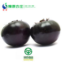 燎原绿色圆茄子紫茄子 新鲜蔬菜基地自种无农残安全 3斤顺丰