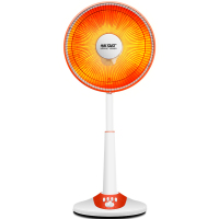 先科小太阳家用立式取暖器碳纤维烤火炉浴室速热电暖气器 中号可摇头