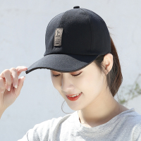 中标棒球帽 2020春秋季简约商务棒球帽 男士户外遮阳帽 棉质休闲太阳帽高尔夫帽子