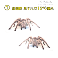 3d立体贴汽车贴纸创意个性车贴划痕遮挡装饰防水电车车身车头轮毂 红蜘蛛(一对)
