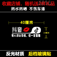 汽车贴纸遮挡划痕个性车贴创意车身贴刮痕装饰贴拉花改装羽毛防水 双色男人要骚