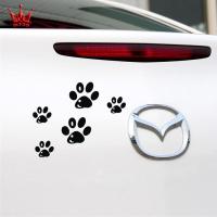 猫爪印 狗爪印 脚印 引擎盖贴 侧贴 汽车贴纸划痕贴 车贴 反光红色