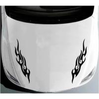 汽车贴纸创意个性改装车身拉花两侧面腰线贴线条划痕遮挡大长条潮 (车身)140CM一对黄色