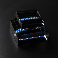 宝马大众本田哈弗汽车香水座式车载车标志创意个性古龙高档摆件瓶 哈弗蓝标(红标请留言)