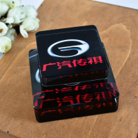 宝马大众本田哈弗汽车香水座式车载车标志创意个性古龙高档摆件瓶 广汽传祺