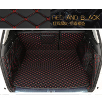 19款新高尔夫嘉旅POLO专用大红色汽车全包围尾箱后备箱垫子改装 黑色红线全包围后备箱垫(留言颜色和车型)